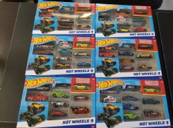 HOT WHEELS - ENSEMBLE 9 VOITURES ASST